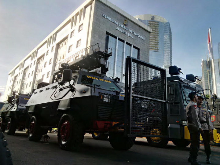 Sejumlah Barracuda Sudah 'Mejeng' di Mapolda Metro