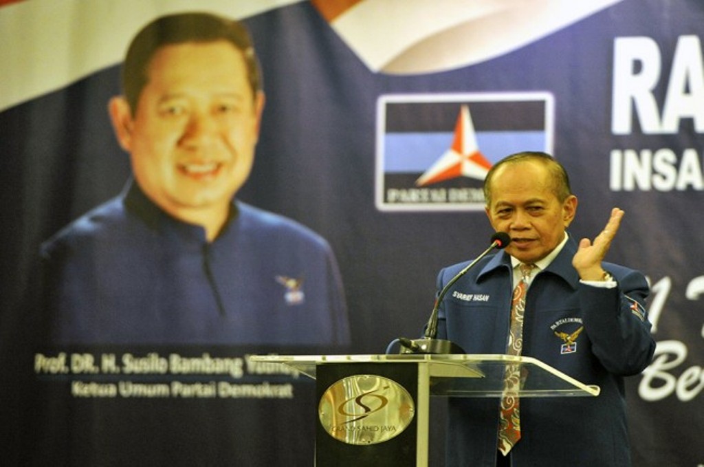 Wakil Ketua Umum Partai Demokrat Syarief Hasan -- ANT/Andika Wahyu