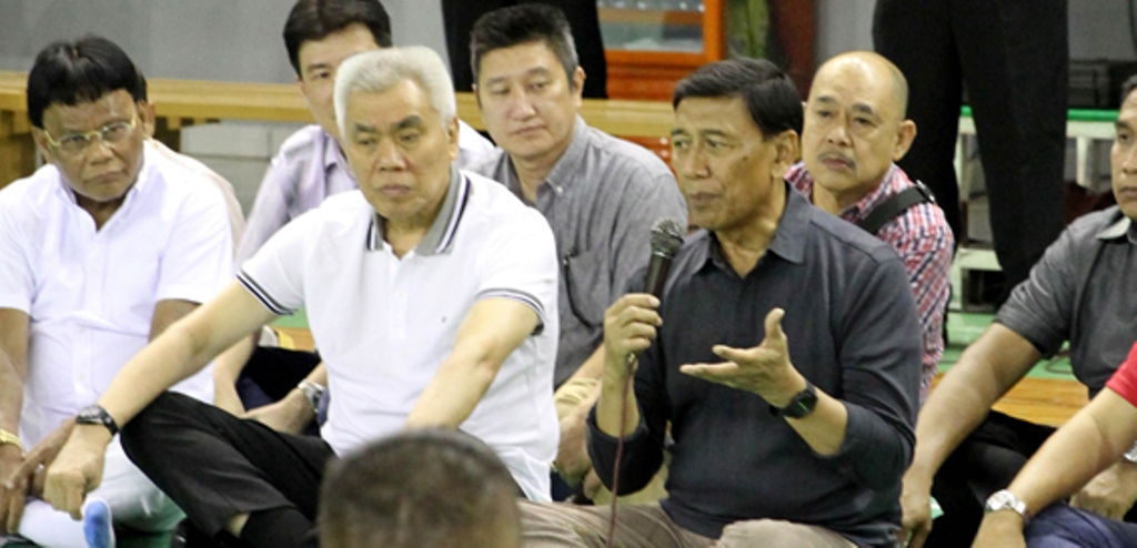 Wiranto saat menyambangi Pelatnas PBSI. (Foto: PBSI)