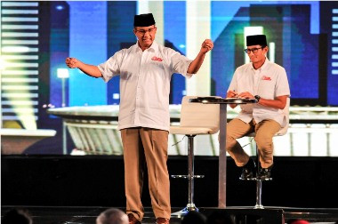 Anies-Sandi Merasa Cukup saat Memaparkan Program Kerja