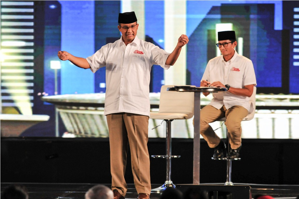Anies-Sandi Merasa Cukup saat Memaparkan Program Kerja