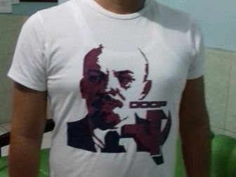 Pria Berkaus Logo Palu Arit Diamankan di Medan