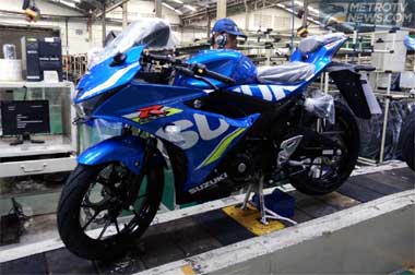 Tiap Jam Lahir 45 GSX-R dari Pabrik Suzuki Tambun