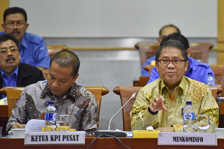 Menkominfo Bahas Pengadaan Monitoring Isi Siaran