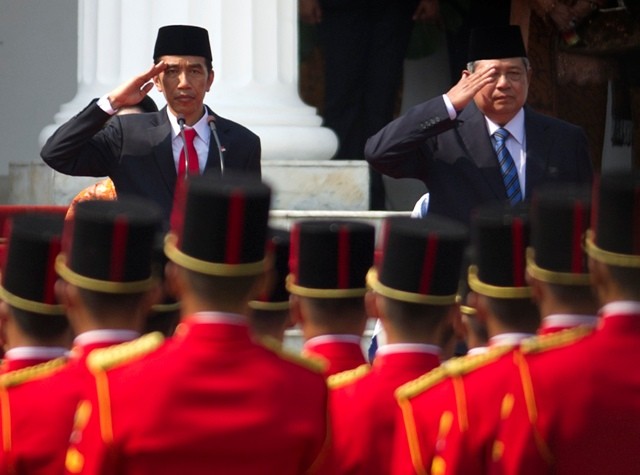 Presiden Joko Widodo and former president Susilo Bambang Yudhoyono