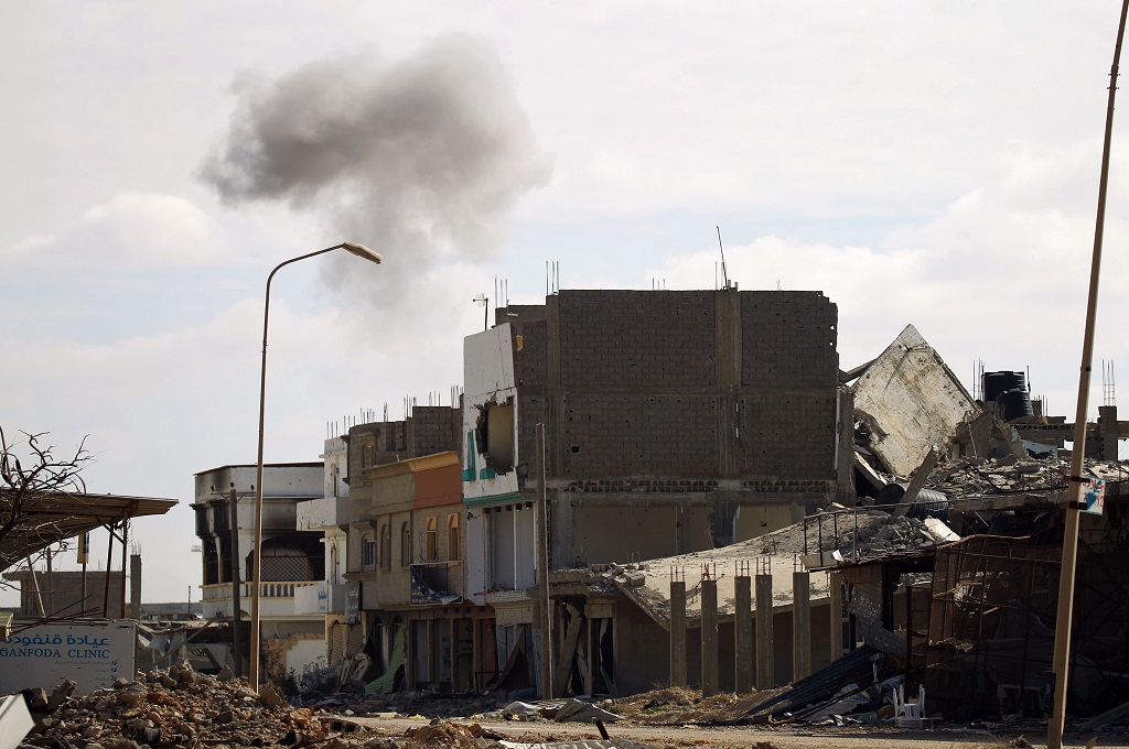 Qanfudah, daerah yang berhasil direbut pasukan Libya dari ISIS, di selatan Benghazi. (Foto: AFP/ABDULLAH DOMA)