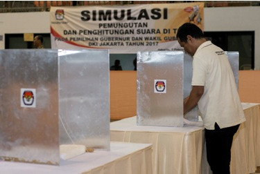 Pola Pengamanan TPS di Jakarta Selatan Saat Hari Pencoblosan