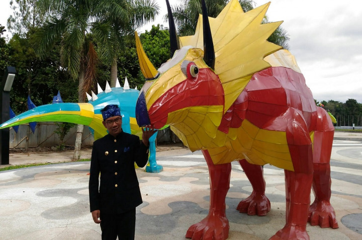 Yuk, Lihat 'T-Rex' di Taman Tegalega Bandung