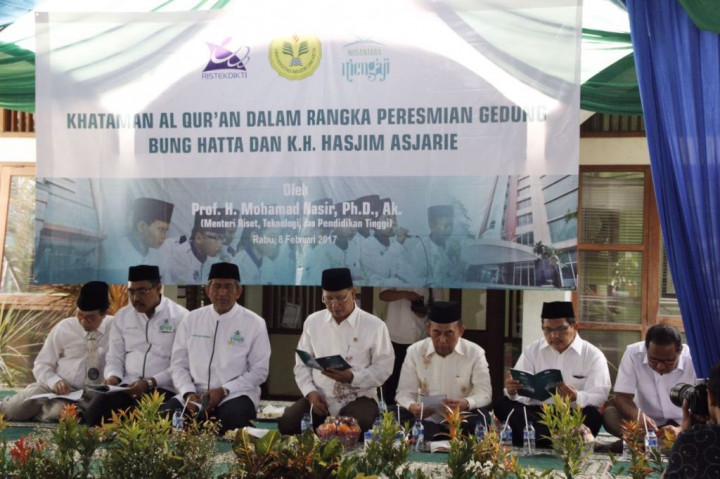 Resmikan Gedung Baru, UNJ Gelar Khataman Alquran