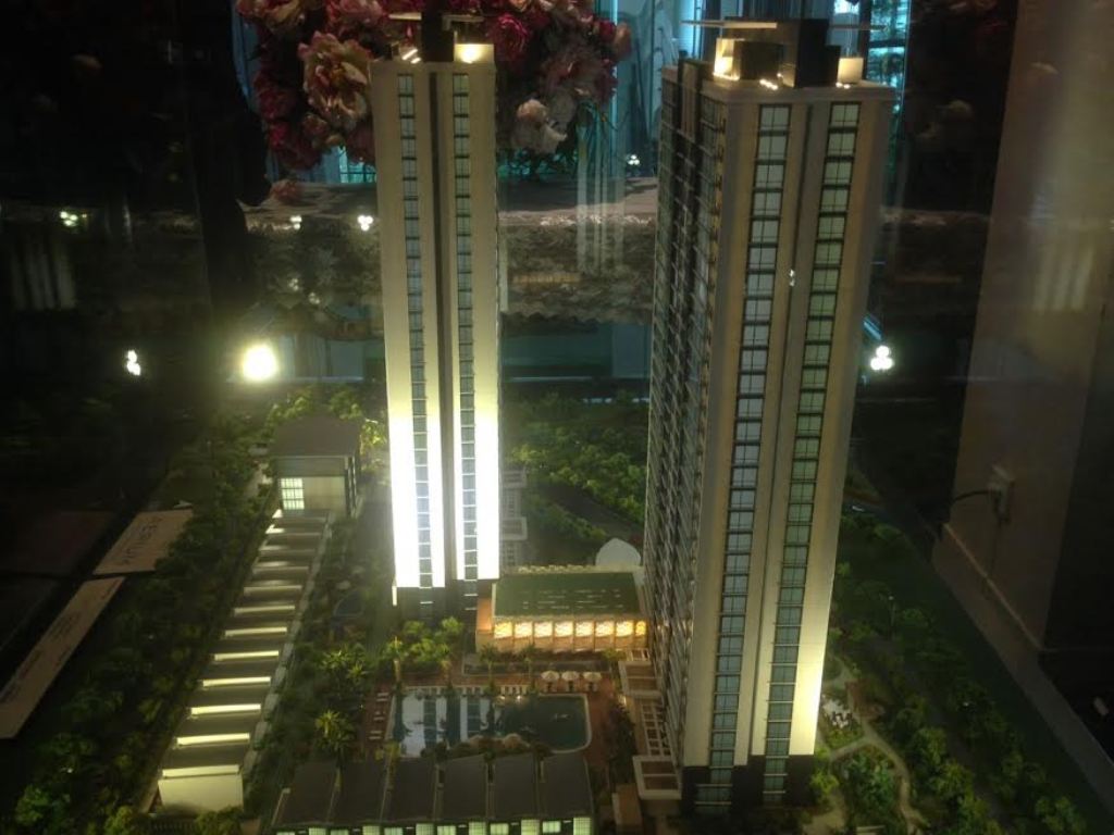 Miniatur apartemen Aerium (Foto: MTVN/Desi Angriani)