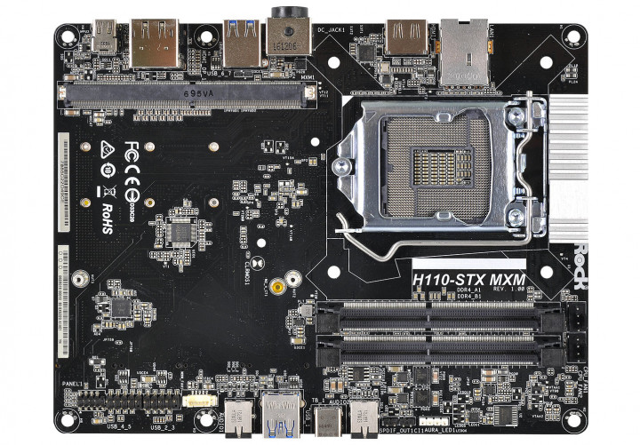 ASRock Kenalkan Motherboard Mungil H110-STX MXM