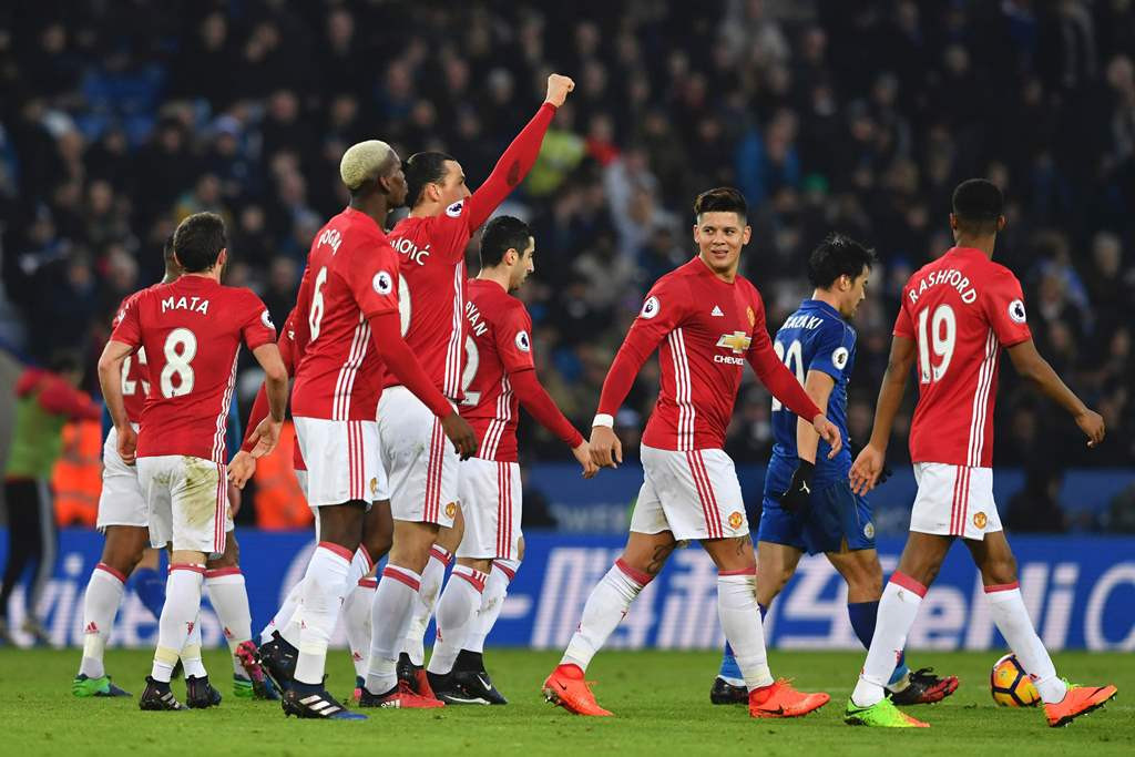 Skuat Manchester United. (Foto: AFP/Ben Stansall)