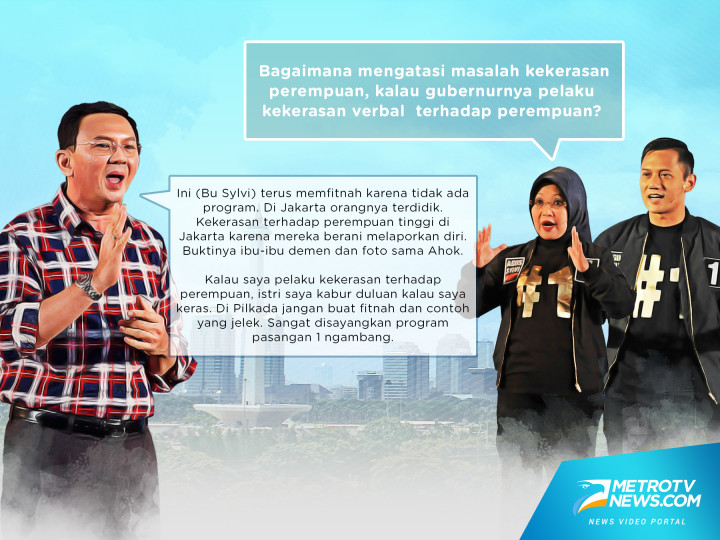 Serangan Sylvi dan Agus untuk Ahok