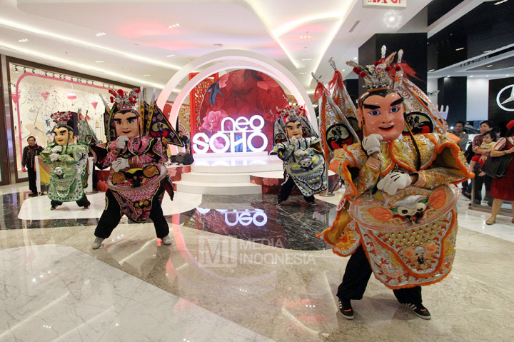 Ondel-ondel Taiwan Meriahkan Cap Go Meh di Neo Soho