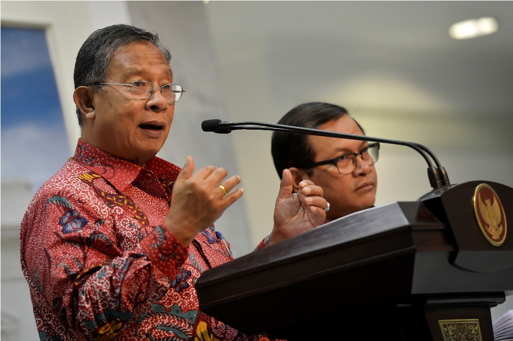 Menko Perekonomian Darmin Nasution (ANTARA FOTO/Yudhi Mahatma)