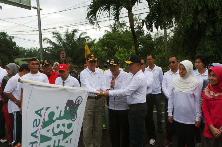 Warga Kisaran Nikmati <i>Car Free Day</i> Perdana
