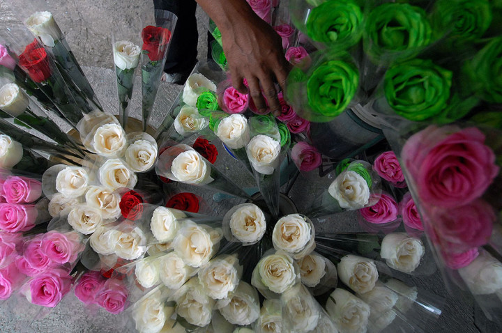 Jelang Valentine, Penjualan Bunga Potong Menurun