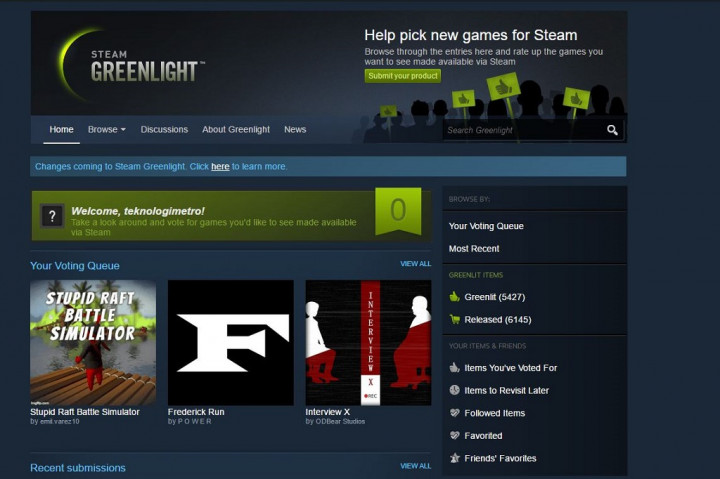 Steam Greenlight Bakal Dihapus, Bagaimana Nasib Developer Indie?