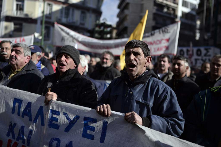 Petani Yunani Demo Tolak Kenaikan Pajak