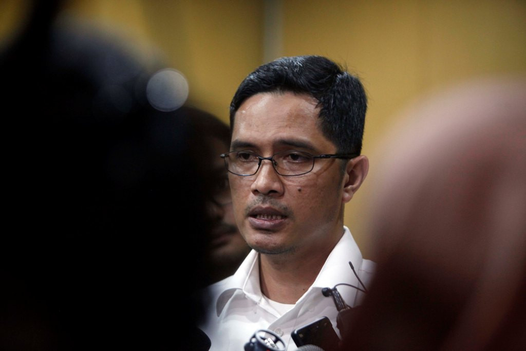 Juru bicara KPK Febri Diansyah. (Foto: MI/Rommy Pujianto.