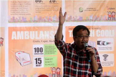 Djarot: 2018 Warga Jakarta tak Perlu Risaukan Hujan Deras