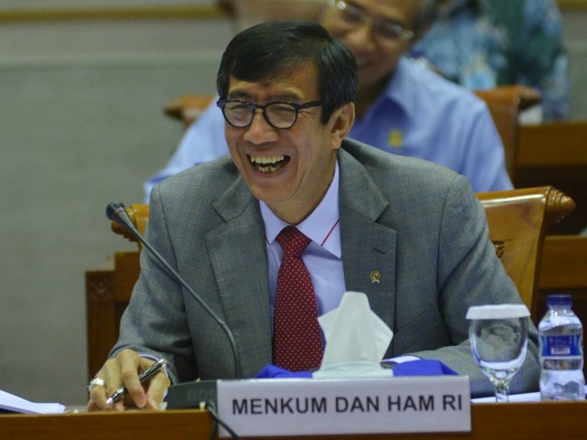 Yasonna Bakar 3 Ribu Hp Hasil Sitaan dari Sejumlah Lapas