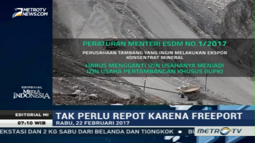 Tak perlu Repot karena Freeport