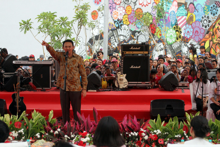 Ahok Sindir Wali Kota Jakbar Saat Resmikan RPTRA Kalijodo