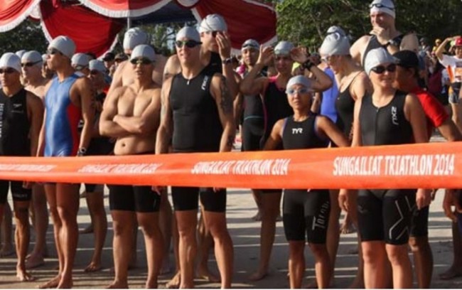 Sungailiat Triathlon 2017 Diikuti 19 Negara