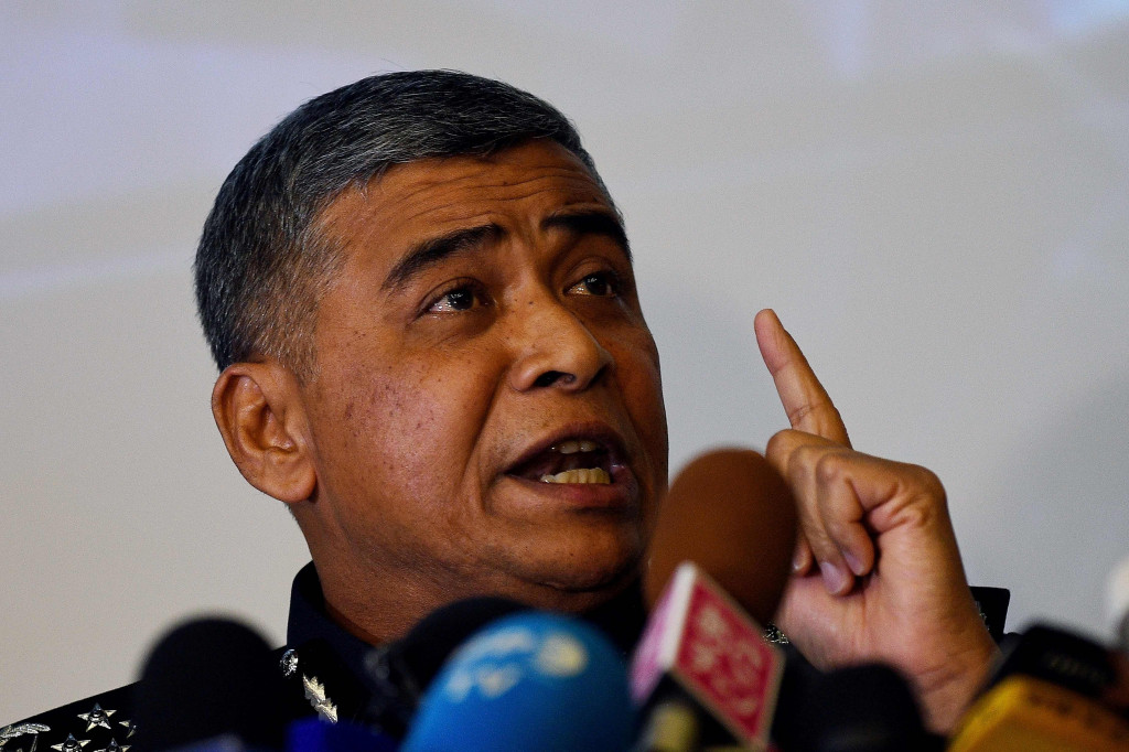 Royal Malaysian Police chief Khalid Abu Bakar (Photo:AFP/Manan Vatsyayana)