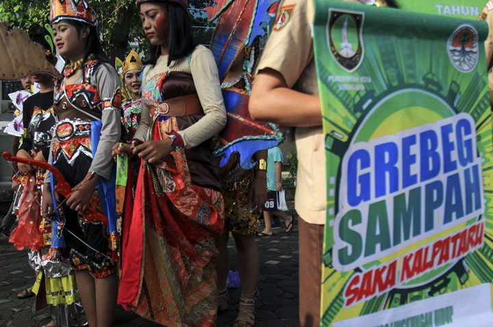 Grebeg Sampah Ramaikan <i>Car Free Day</i> di Solo
