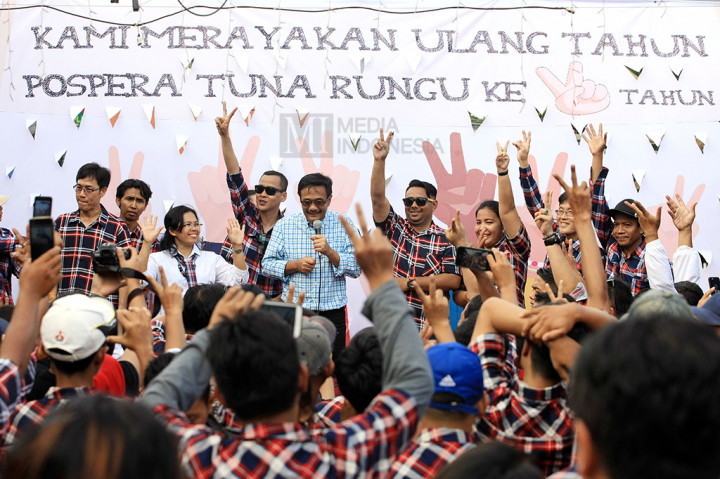 Djarot Hadiri HUT ke-2 Pospera Tuna Rungu