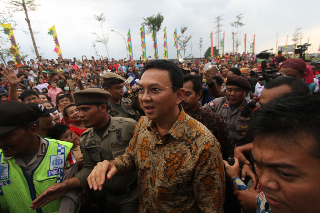 Gubernur DKI Jakarta Basuki Tjahaja Purnama/MI/Arya Manggala