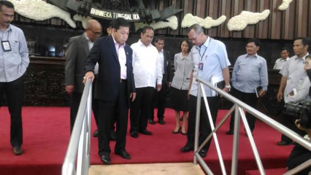 DPR Gelar Simulasi Kedatangan Raja Salman