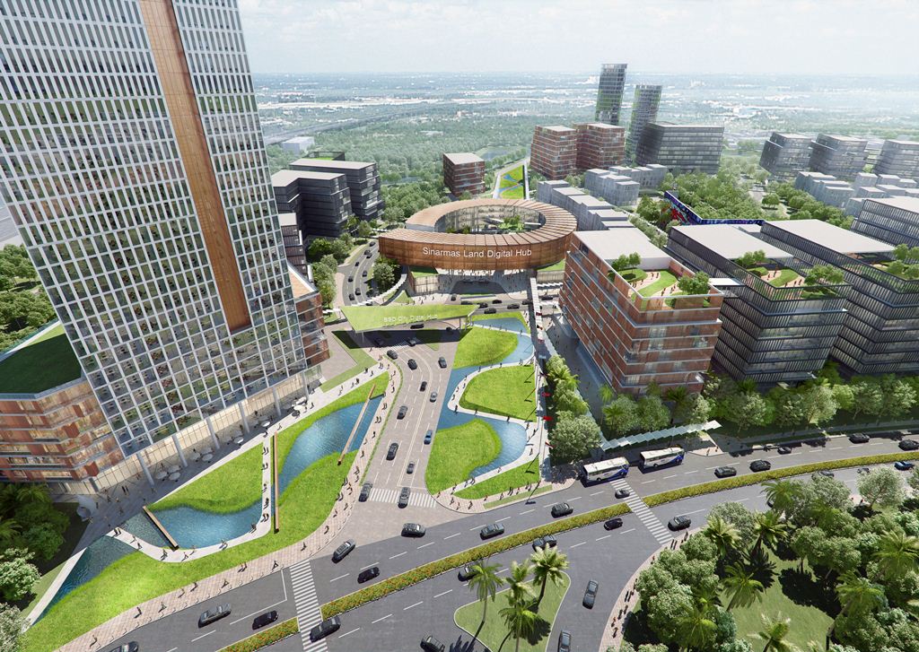 Sinar Mas Land akan mulai membangun kawasan Digital Hub pada 2017, yang dijuluki sebagai Silicon Valley Indonesia (Foto:Dok.Sinar Mas Land)