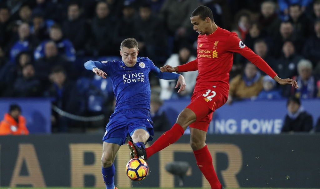 Jamie Vardy (Kiri) (Foto: AFP/Adrian Dennis)