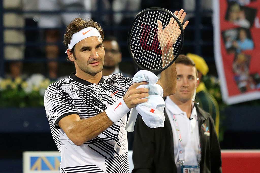 Federer Melangkah Mudah ke Babak Kedua Dubai Terbuka