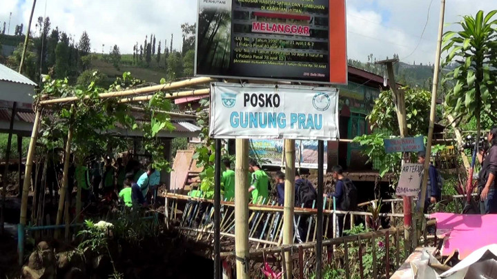 Jalur Pendakian Gunung Prahu Tutup Tiga Bulan