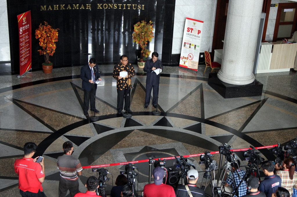 Mahkamah Konstitusi. Foto: MI/Susanto