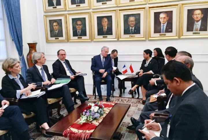 Terima Menlu Prancis, Menlu Retno Bahas Penguatan Kerja Sama Lawan Teroris