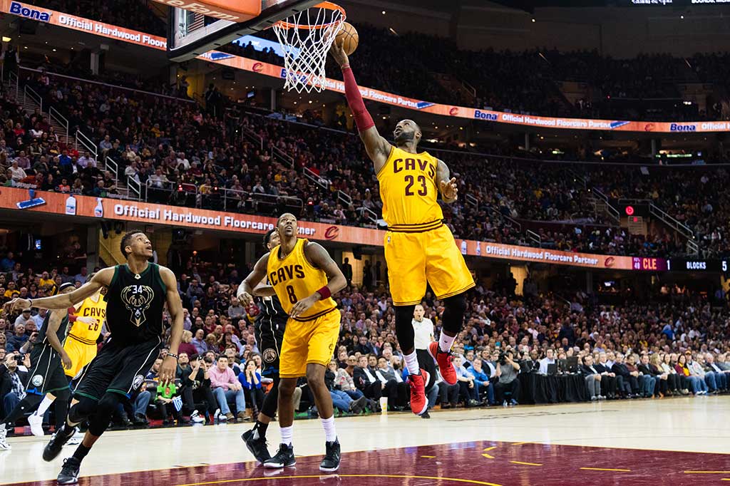 Cavaliers Tundukkan Bucks 102-95