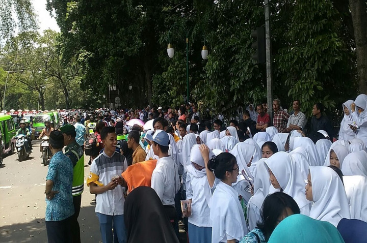 Pelajar SD Hilang saat Sambut Raja Salman di Bogor