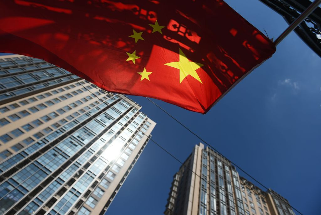 Bendera Tiongkok (AFP PHOTO/GREG BAKER)
