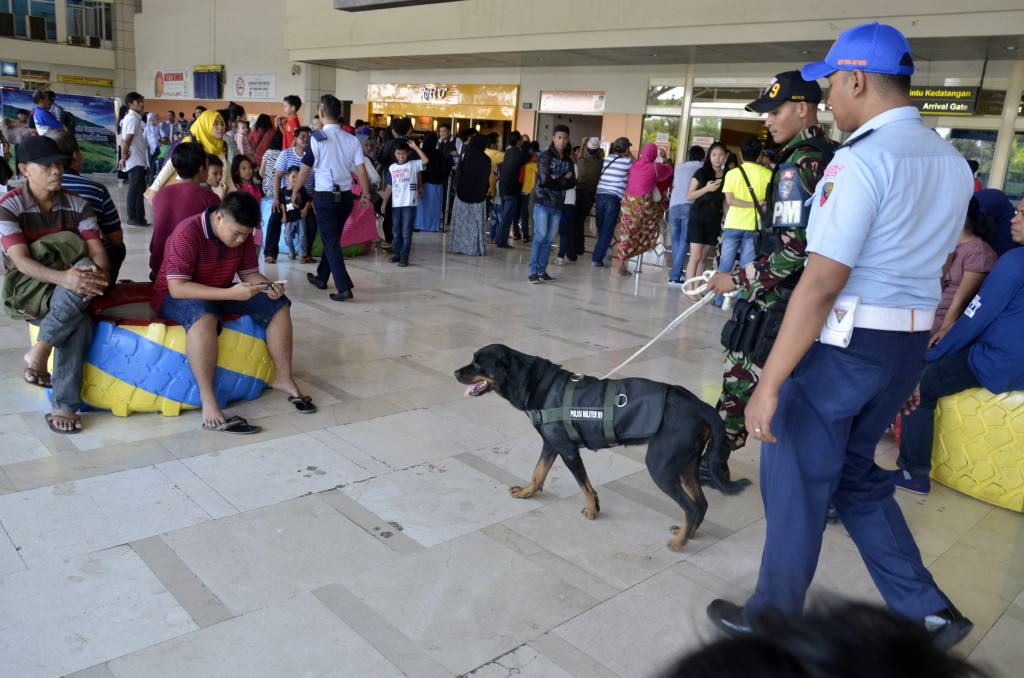 Bandara Makassar. Foto: Antara/Darwin Fatir