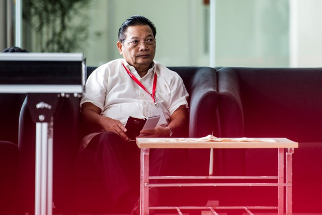 : Mantan Dirut PT Garuda Maintenance Facility (GMF) AeroAsia Richard Budihadianto. Foto: Antara/Agung Rajsa.