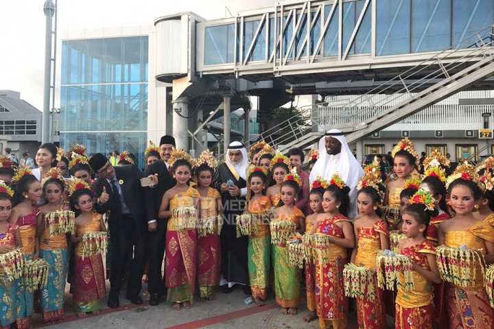 Raja Salman Mulai Berlibur di Bali