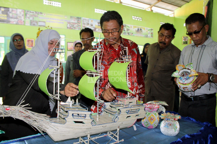 Siswa SMP di Pasuruan Sulap Limbah Jadi Kreasi Indah