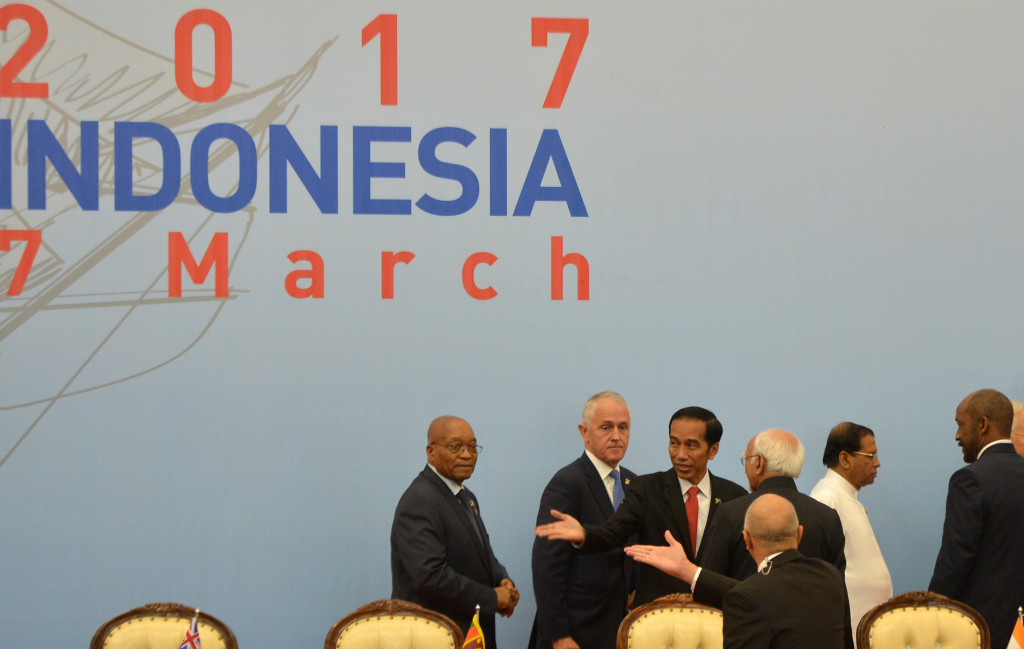 The IORA Leaders Summit in Jakarta on Tuesday (Photo:Antara/Wahyu Putro A)