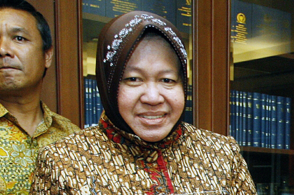 Wali Kota Surabaya Tri Rismaharini -- MI/Susanto