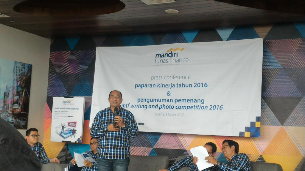 Direktur Utama MTF Ignatius Susatyo Wijoyo di Hotel All Season, Jakarta Pusat, Rabu 8 Maret 2017. MTVN/Eko Nordiansyah. 